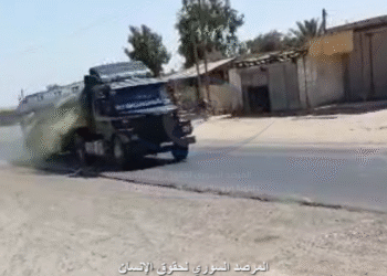 দেইর আয-যোরে তেলবাহী ট্যাংকারে দাঈশের হামলা