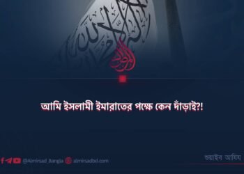 আমি ইসলামী ইমারাতের পক্ষে কেন দাঁড়াই?!